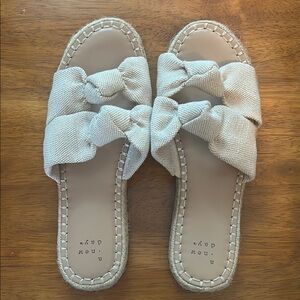 A New Day Women's Cream Sandals